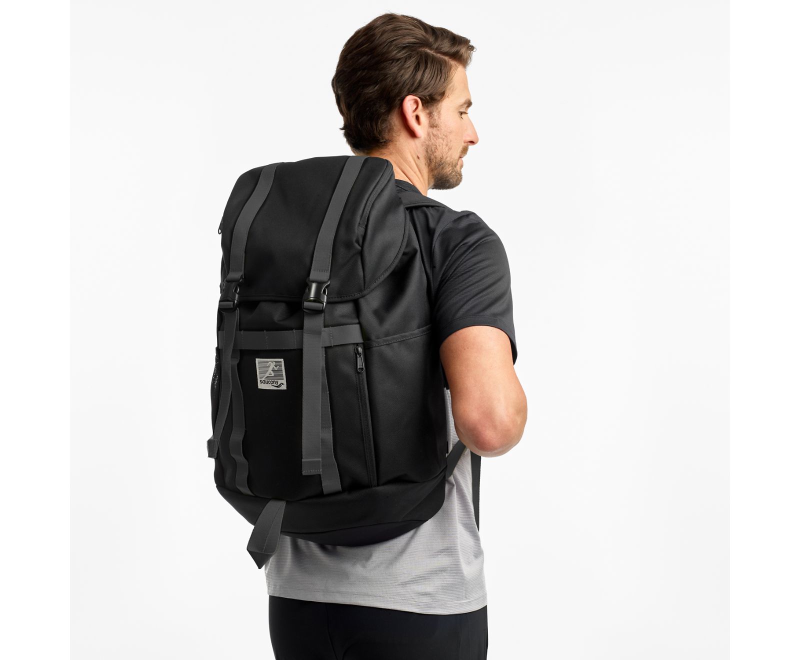 Saucony Overhaul Men\'s Backpacks Black | Canada 682YXFU